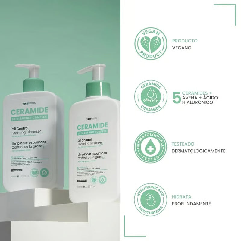 Ceramide Limpiador Espumoso Control de la grasa - 400ml