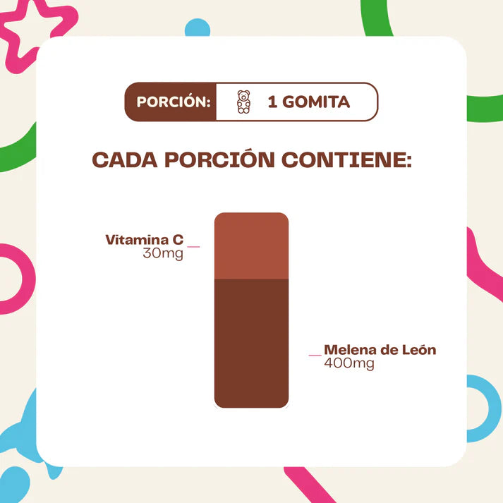 Melena de León Mini - 60 gomitas