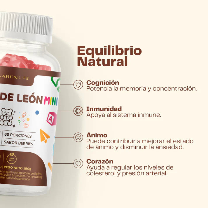 Melena de León Mini - 60 gomitas