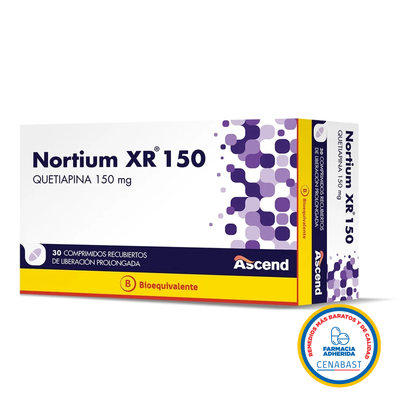 Nortium XR 150mg - 30 Comprimidos Liberación Prolongada - Medicamento Cenabast