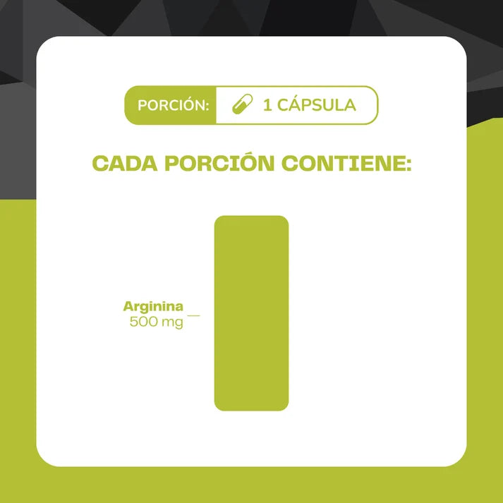 Arginina 500mg - 60 Cápsulas