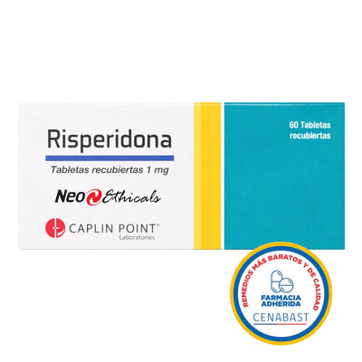 Risperidona 1 mg - 60 Comprimidos Recubiertos - Medicamento Cenabast