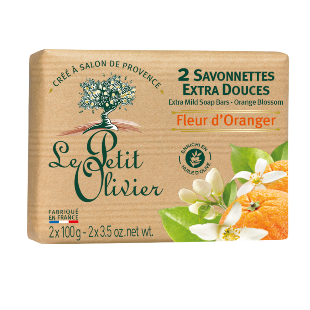 Le Petit Olivier Jabón Extra Suave Flor de Azahar 2un