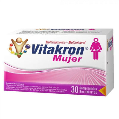 Vitakron Mujer Comprimidos Recubiertos - 30 unidades