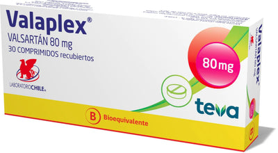 Valaplex 80mg - 30 Comprimidos Recubiertos