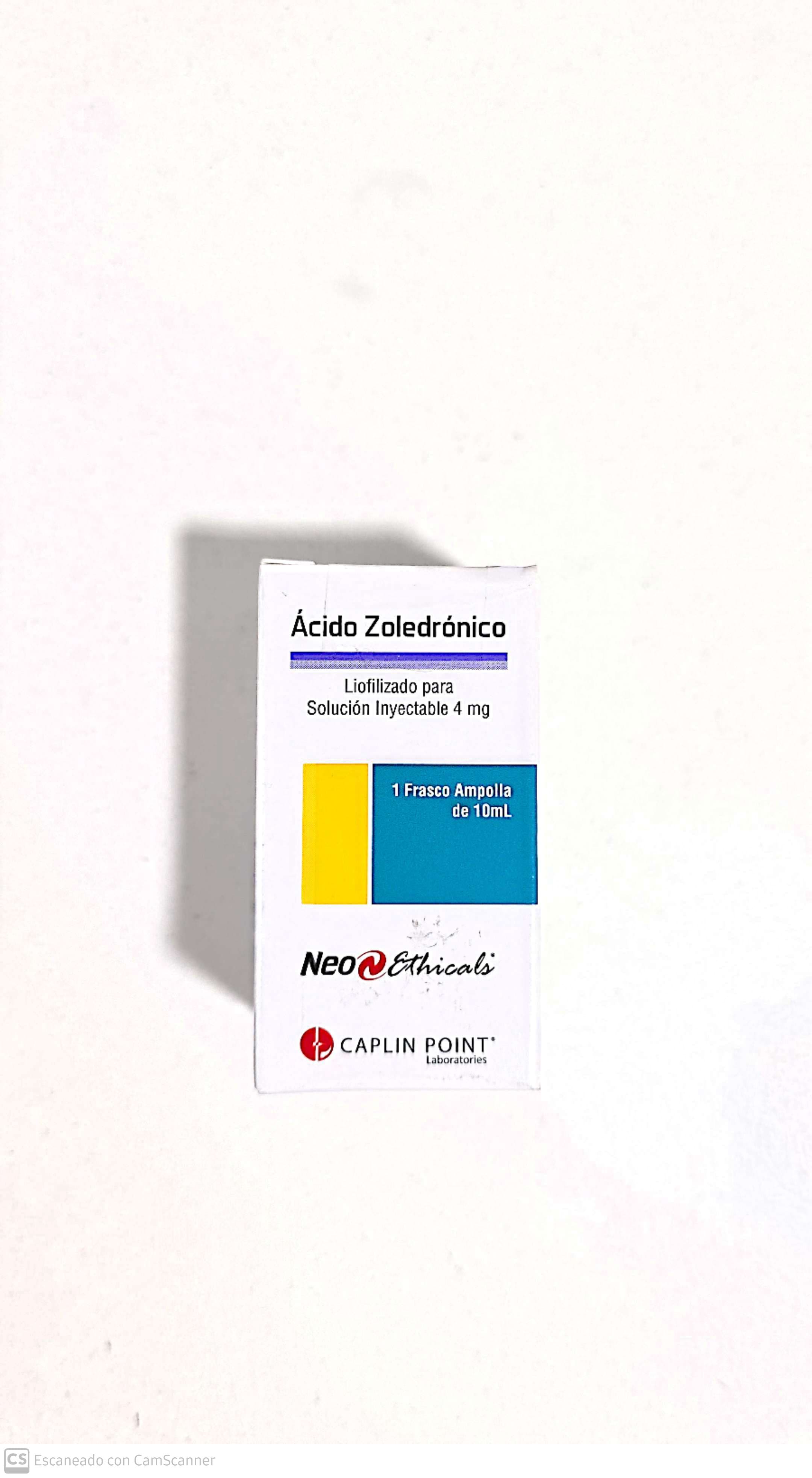 Ácido Zoledrónico 4mg - 1 Ampolla para Perfusión – Farmacias Curie