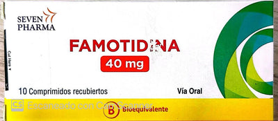 Famotidina 40mg - 10 Comprimidos Recubiertos