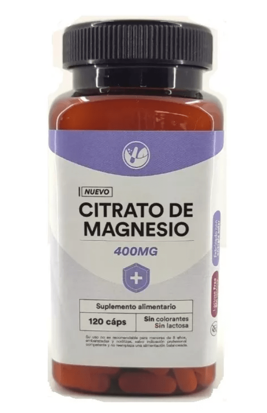 Citrato de Magnesio - 120 Cápsulas