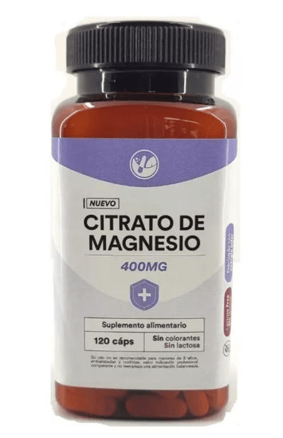 Citrato de Magnesio - 120 Cápsulas