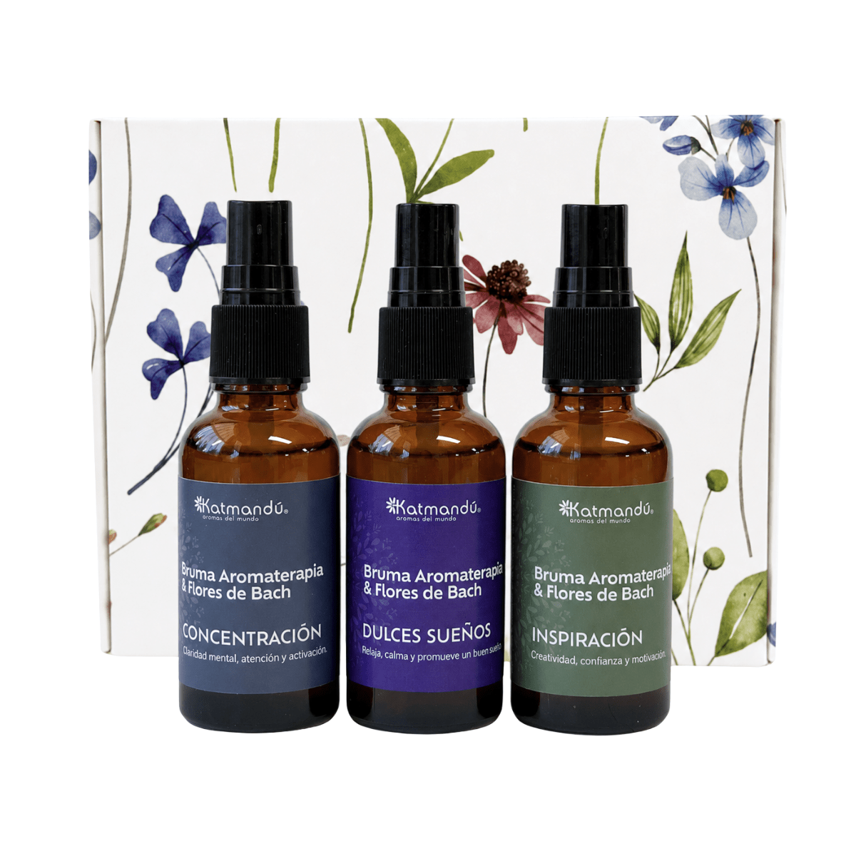 Katmandú Pack Mini Brumas Aromaterapia 3 unidades