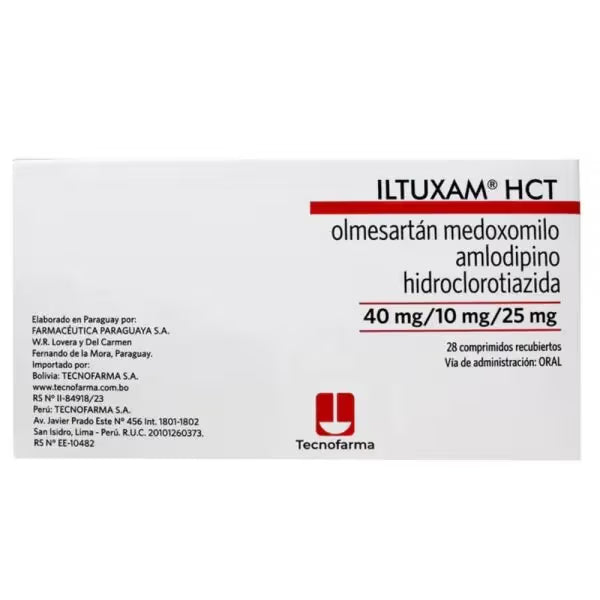 Iltuxam HCT 40/10/12,5 - 28 Comprimidos Recubiertos