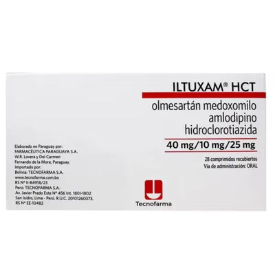 Iltuxam HCT 40/10/25 - 28 Comprimidos Recubiertos