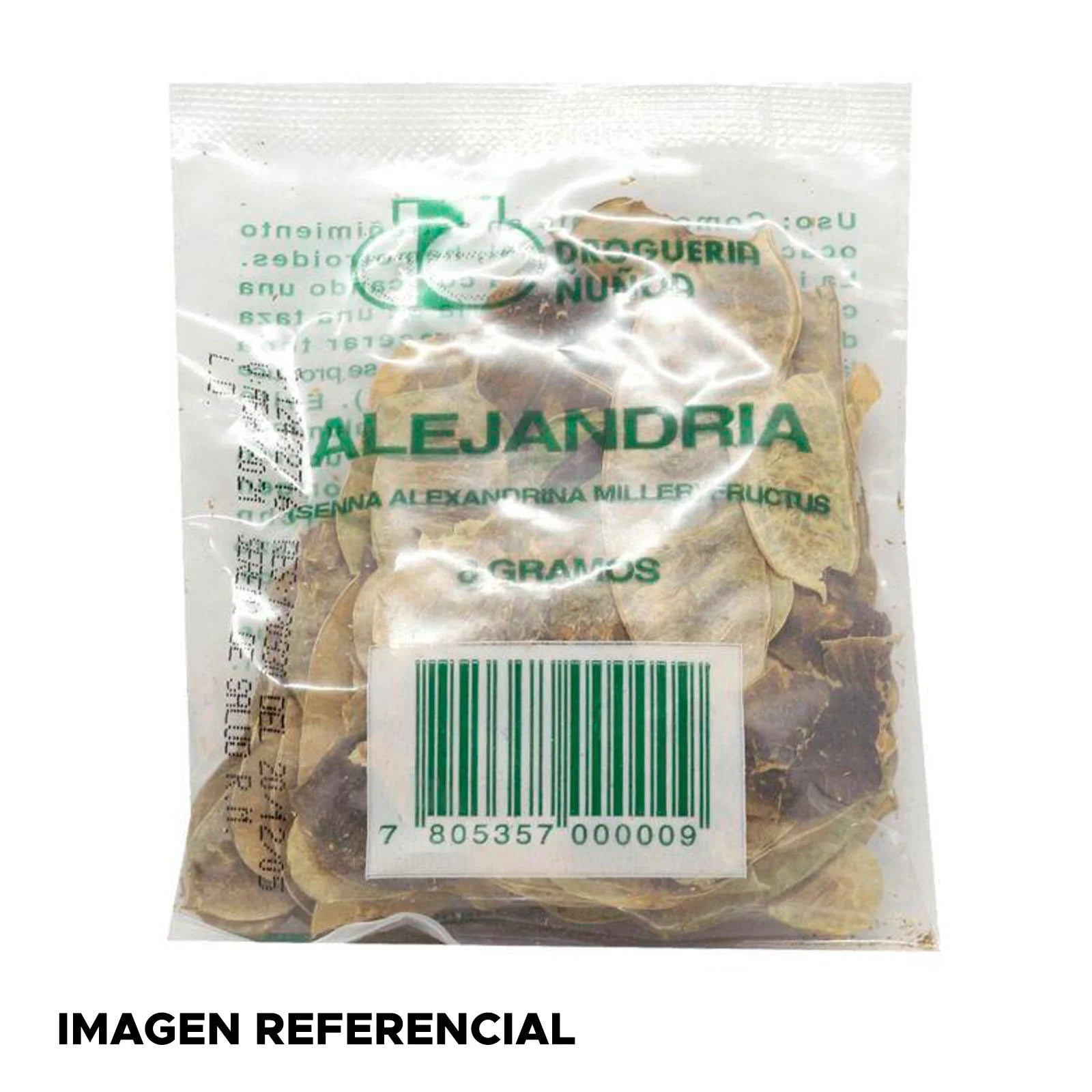 Hojas de Alejandría 8 gramos - Farmacias Curie