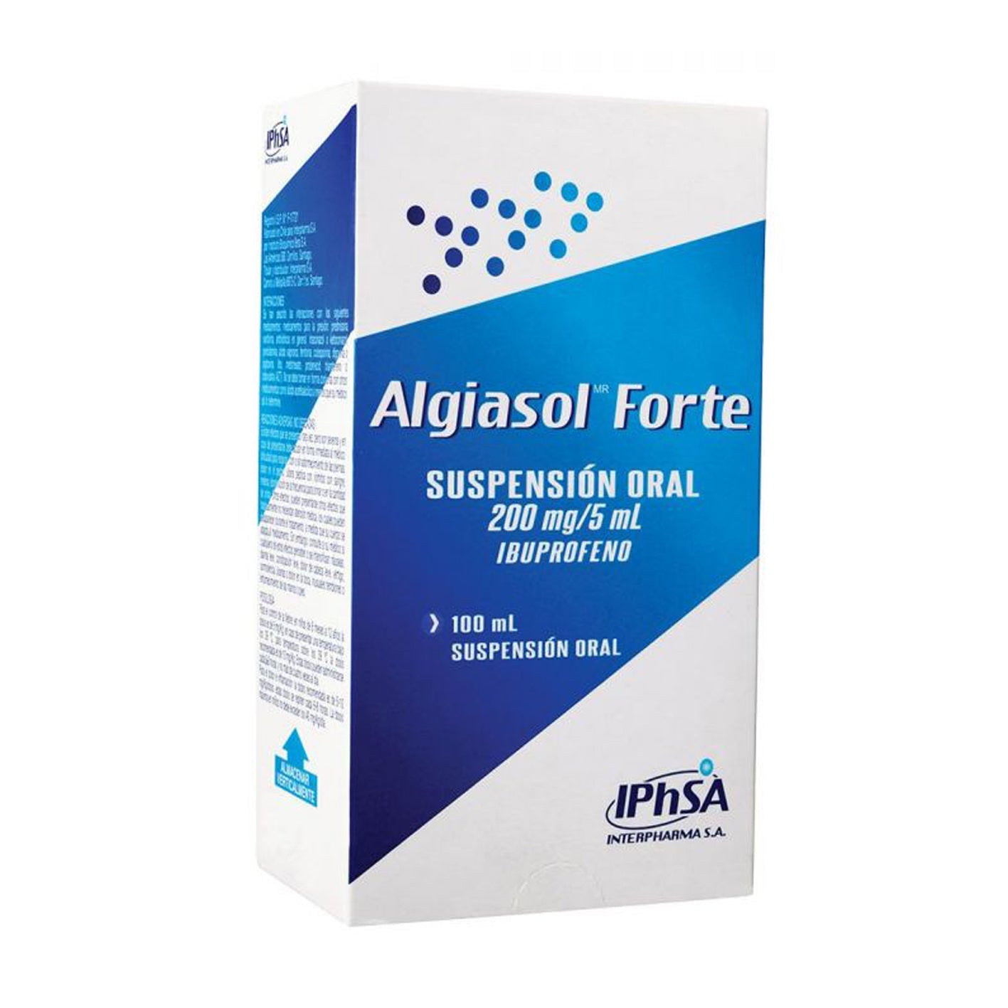 Algiasol Forte Suspensión Oral 200mg/5ml | Farmacias Curie - Envíos a
