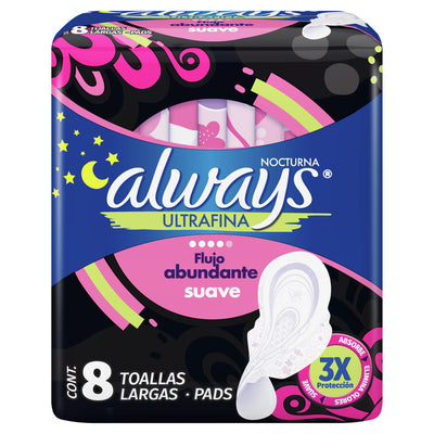 Toalla Higiénica Always Nocturna Ultra Fina