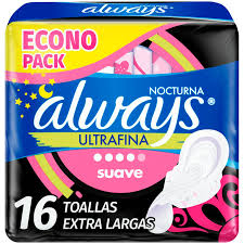 Always Toalla Higiénica Ultra Fina Nocturna - 16 unidades