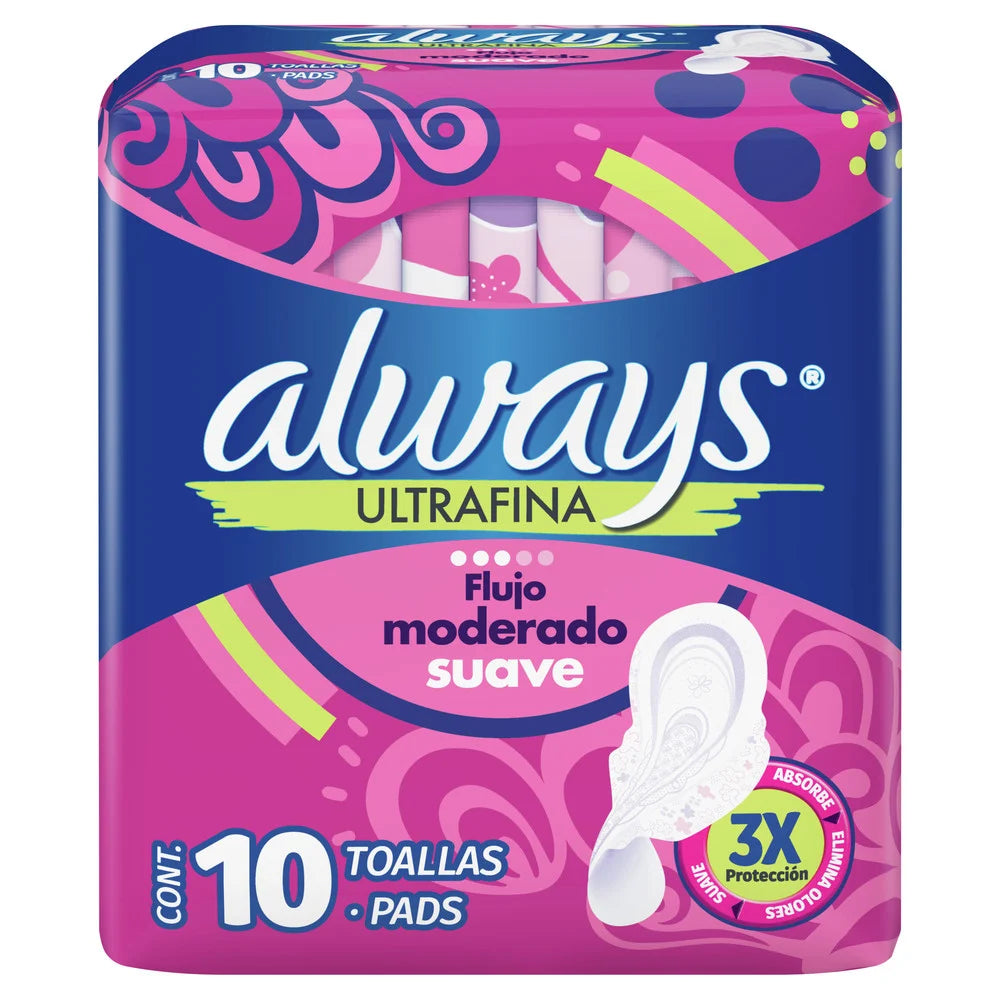 Always Toalla Higienica Flujo Moderado