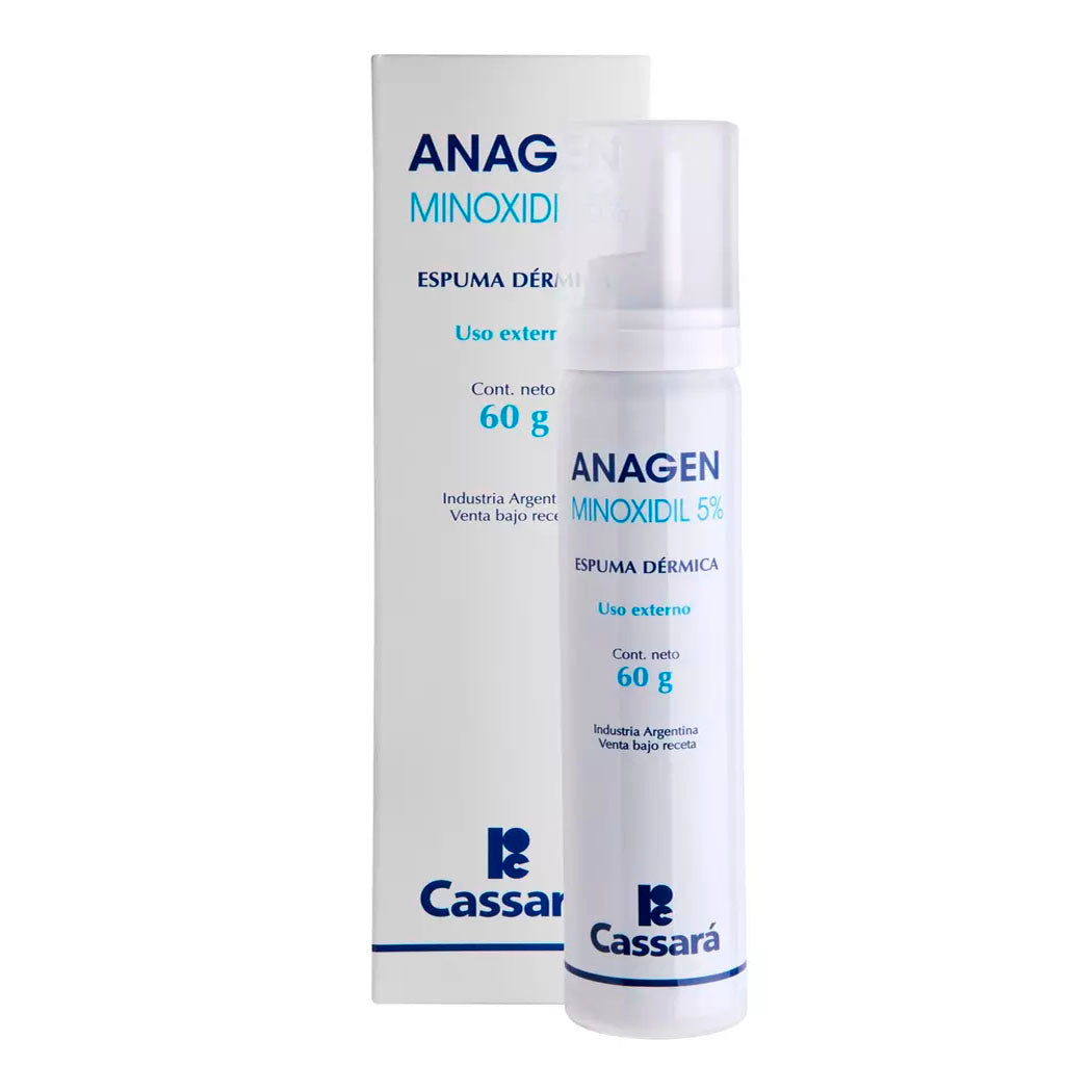 Anagen Espuma 5% - 60 g - Farmacias Curie