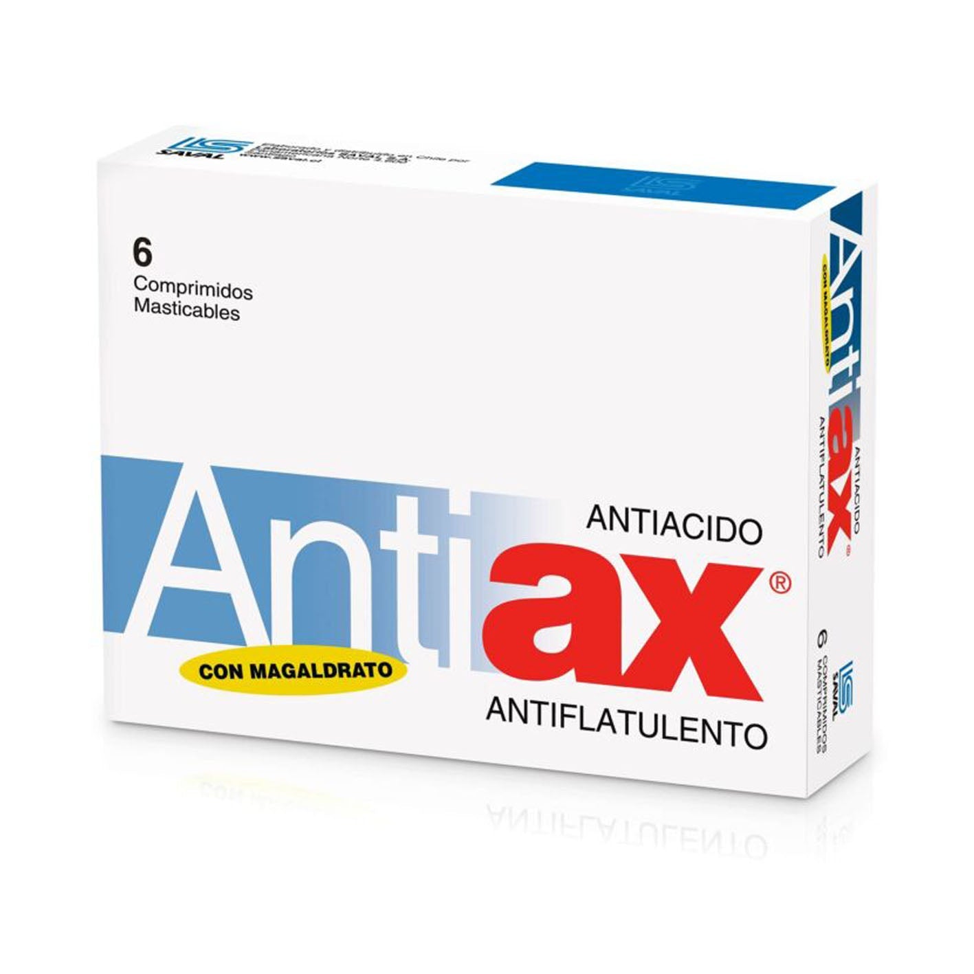 Antiax - 6 Comprimidos Masticables - Farmacias Curie