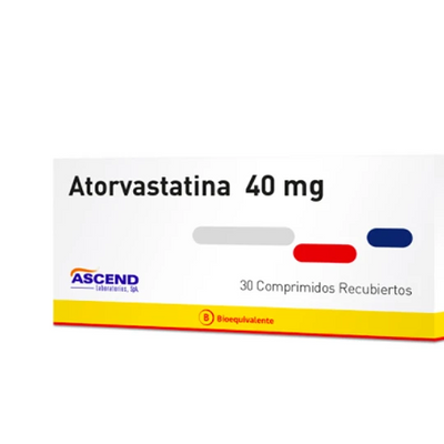 Atorvastatina 40 mg Comprimidos Recubiertos