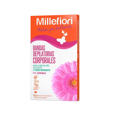 Millefiori Bandas Depilatorias Corporales Piel Sensible