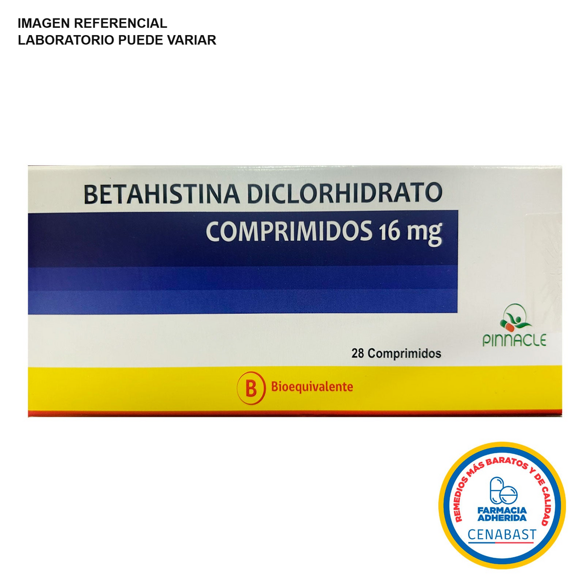 Betahistina 16mg - 30 Comprimidos - Medicamento Cenabast
