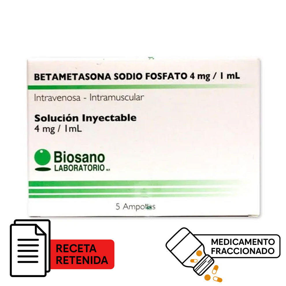 Betametasona Inyectable x 1 Ampolla | Farmacias Curie - Envíos a todo Chile