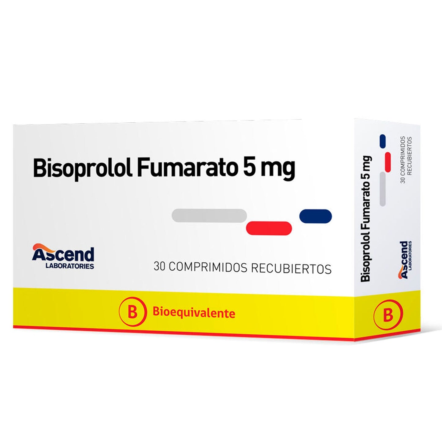 Bisoprolol 5mg - 30 Comprimidos Recubiertos