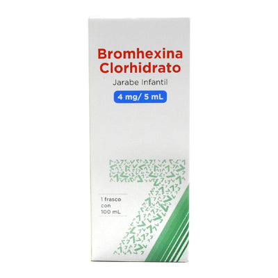 CORTO VENCIMIENTO -  Bromhexina Jarabe 4mg/5ml - 100ml