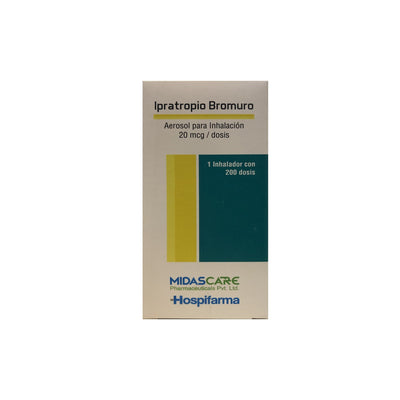 Bromuro de Ipratropio Aerosol para Inhalación 20mcg