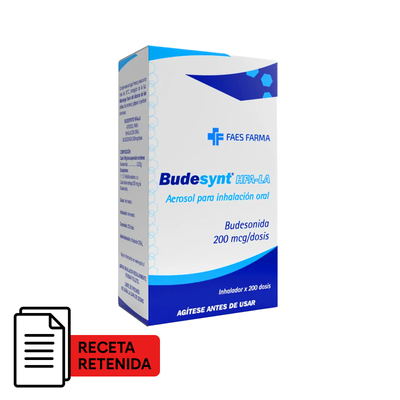 Budesonida 200 mcg - Aerosol para Inhalación
