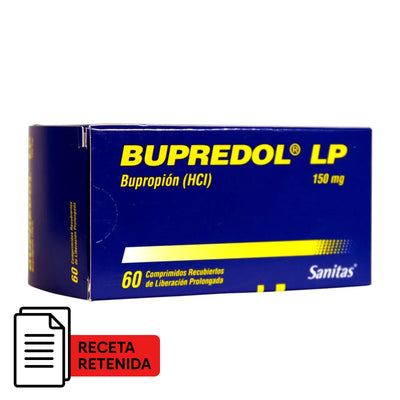 Bupredol Comprimidos Recubiertos de Liberación Prolongada 150mg - 60 unidades