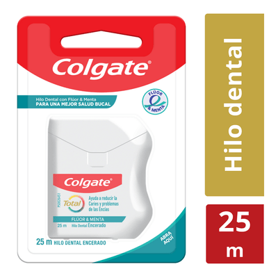 Colgate Hilo Detal Fluor y Menta - 25 Metros