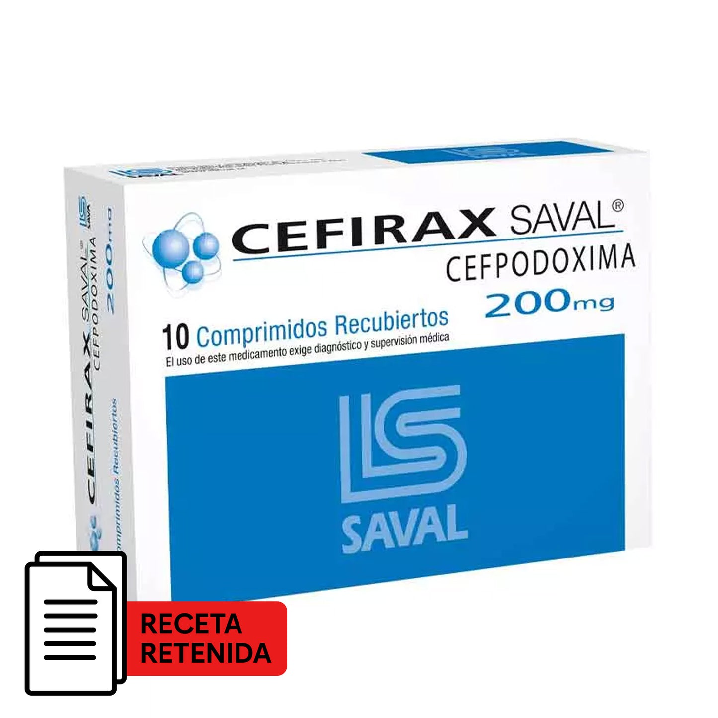 Cefirax Comprimidos Recubiertos 200mg - 10 unidades