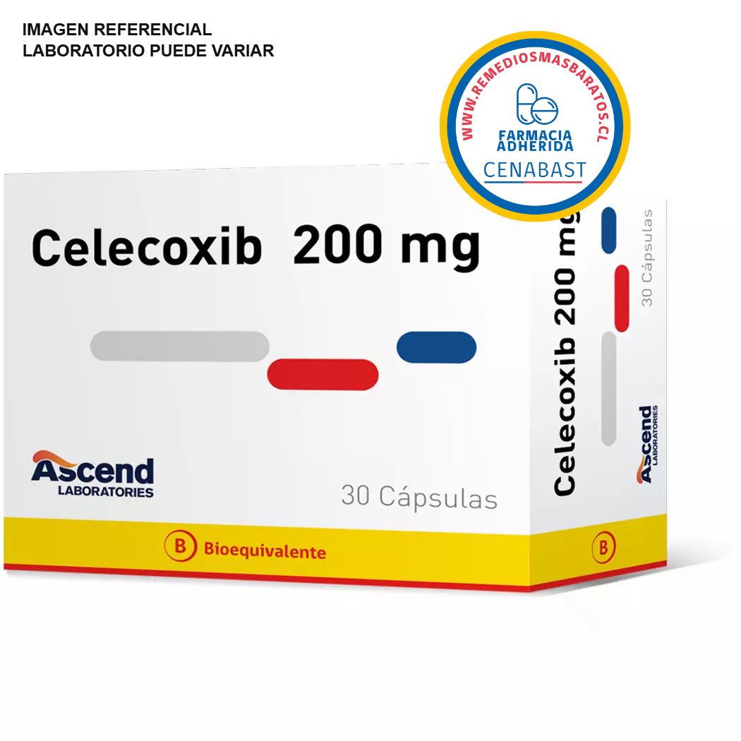 Celecoxib 200mg - 30 Cápsulas - Medicamento Cenabast
