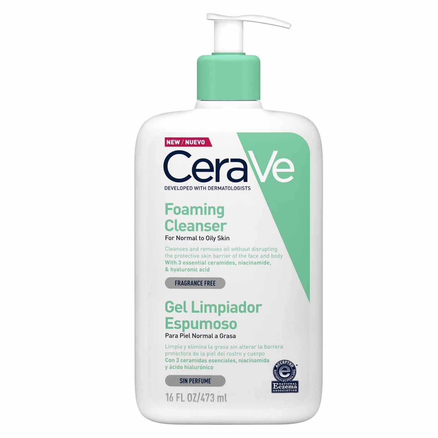 Cerave Gel Limpiador Espumoso - 473ml