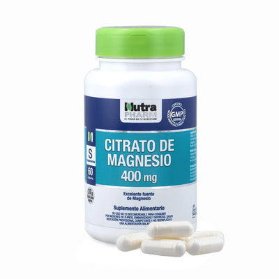 Citrato de Magnesio 400mg - 60 Cápsula