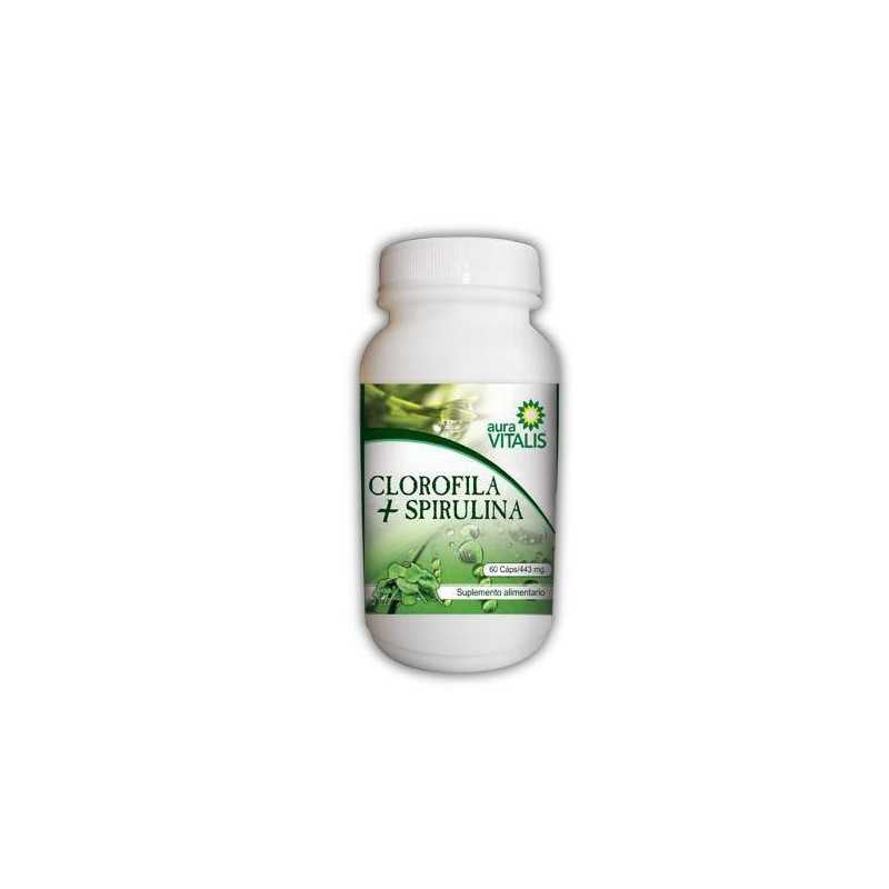Clorofila + Spirulina - 60 Cápsulas