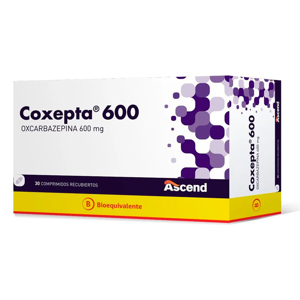 Coxepta 600mg - 30 Comprimidos Recubiertos