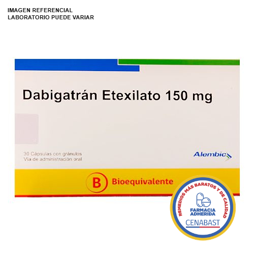 Pradaxa 150mg - 30 Cápsulas - Medicamento Cenabast