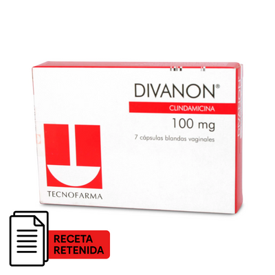 Divanon Cápsulas Blandas Vaginales 100mg - 7 unidades