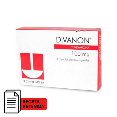 Divanon Cápsulas Blandas Vaginales 100mg - 3 unidades