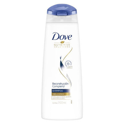 Dove Shampoo Reconstrucción - 200 ml Tamaño Viaje