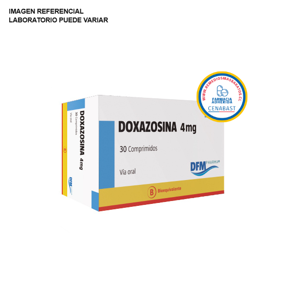 Doxazosina 4mg - 30 Comprimidos - Medicamento Cenabast
