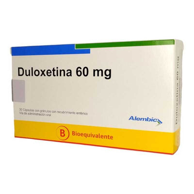 Duloxetina 60mg - 30 Cápsulas con Gránulos con Recubrimiento Entérico