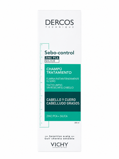 Dercos Shampoo Sebo Control Cabello Graso - 200 mL