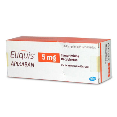 Eliquis Comprimidos Recubiertos 5mg