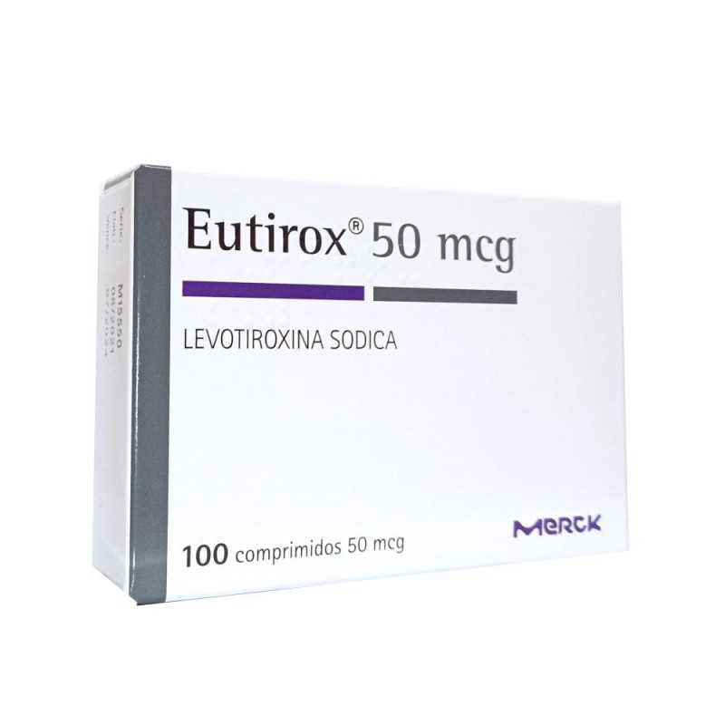 Eutirox 50mcg - 100 Comprimidos