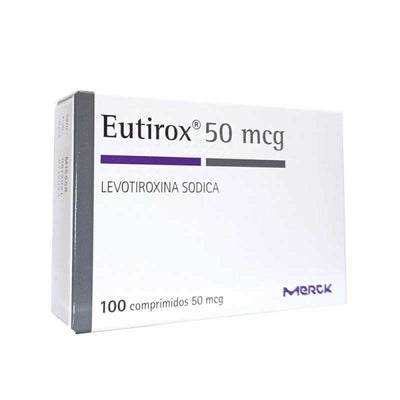 Eutirox 50mcg - 100 Comprimidos