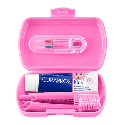 Curaprox Kids Travel Set Rosado